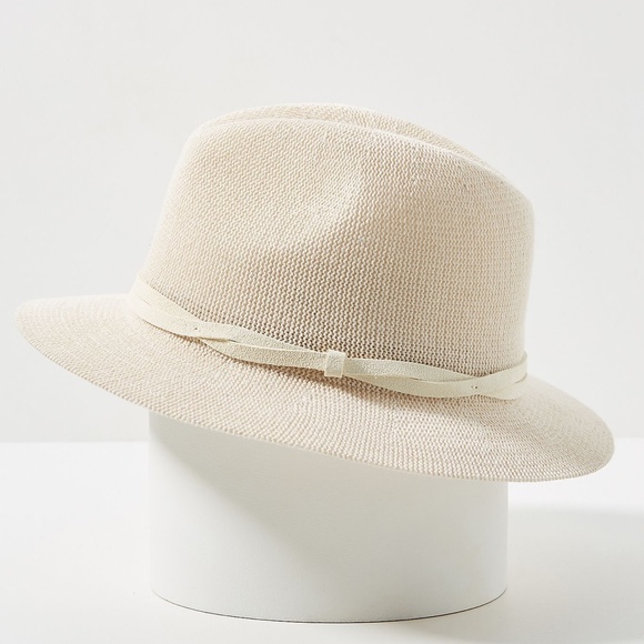 Anthropologie Accessories - ANTHROPOLOGIE Atticus Straw Fedora Hat